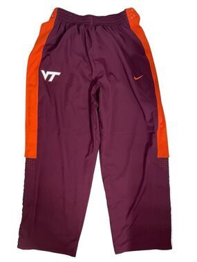 Nike Virginia Tech VT Team Issued Snap Tear Away Track Pants XXL Tall